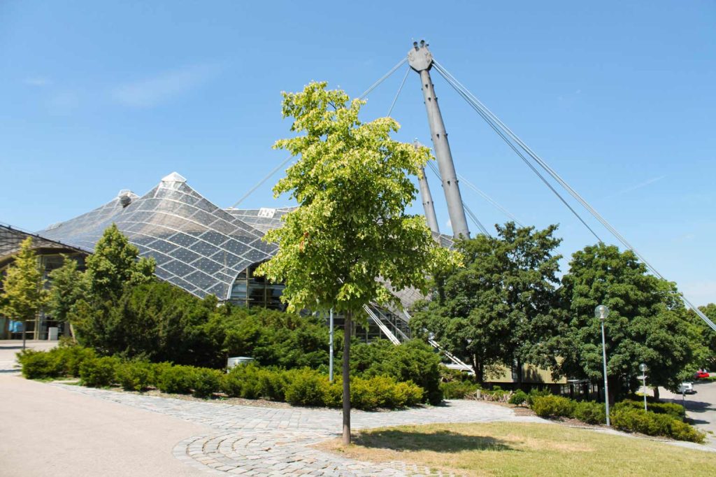 Die Olympiahalle im Olympiapark in München. Foto: Niklas Brose